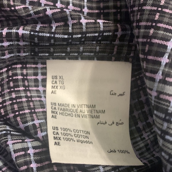 Tasso Elba Stretch Dobby Woven Shirt - Picture 10 of 11